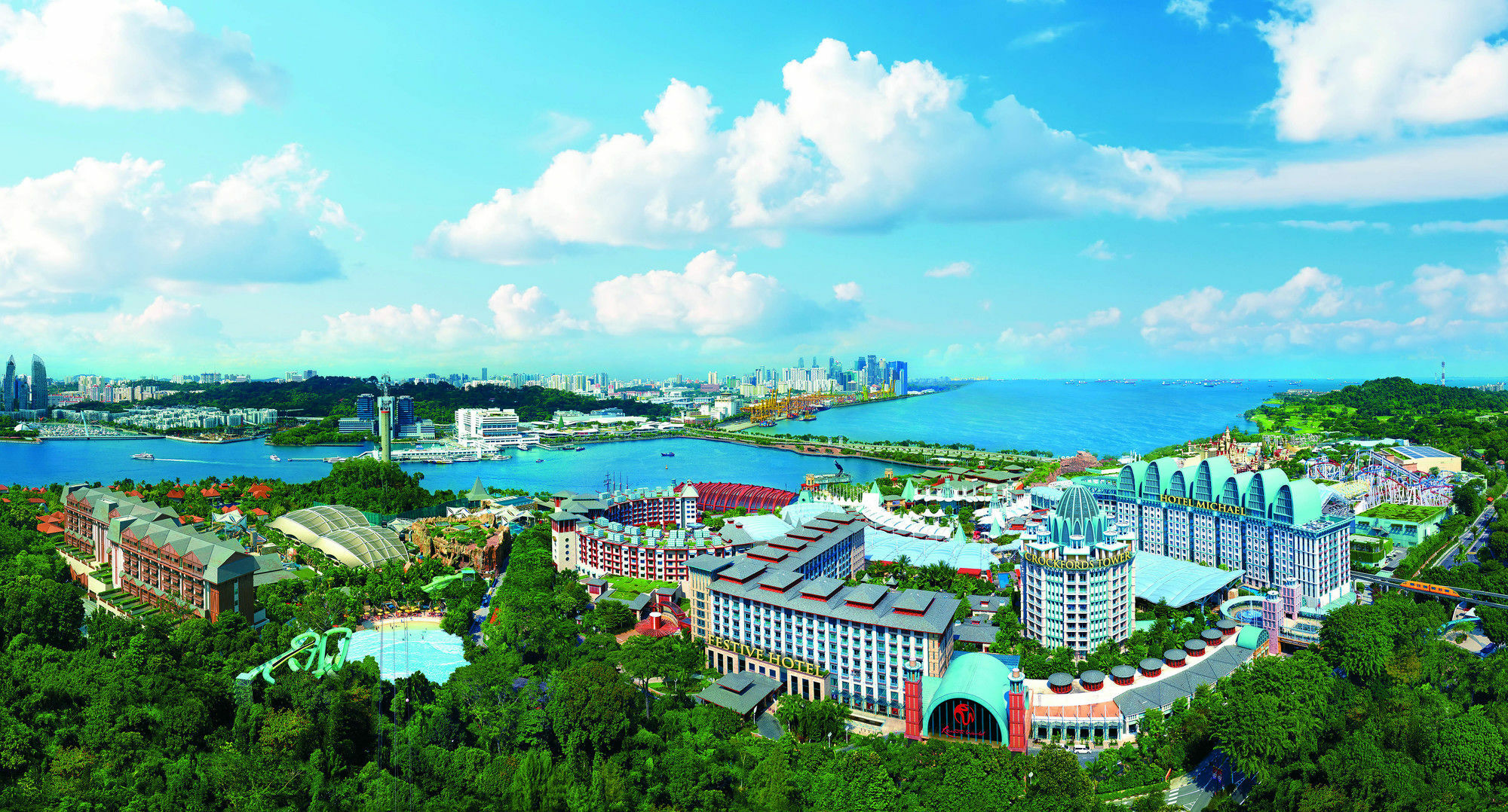 Resorts World Sentosa - Crockfords Tower Singapur Dış mekan fotoğraf